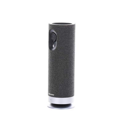 Cámara de Videoconferencia Portátil / Resolución de 2 Megapixel (Full HD) / 4 Micrófonos / Altavoz 5 W / Conexión USB / Control Remoto / Plug and Play / Movimiento PTZ 