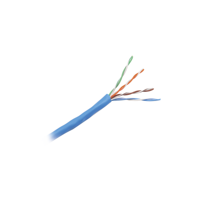 Bobina de Cable UTP de 305 Metros (1000 Pies) de Cobre, NetKey, Azul, Categoría 5e (24 AWG), Riser (CMR), de 4 Pares