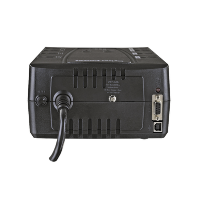 UPS de 825 VA/450 W, Topología Línea Interactiva, Entrada 120 Vca NEMA 5-15P, Tipo Gabinete Compacto, Con 8 Tomas NEMA 5-15R