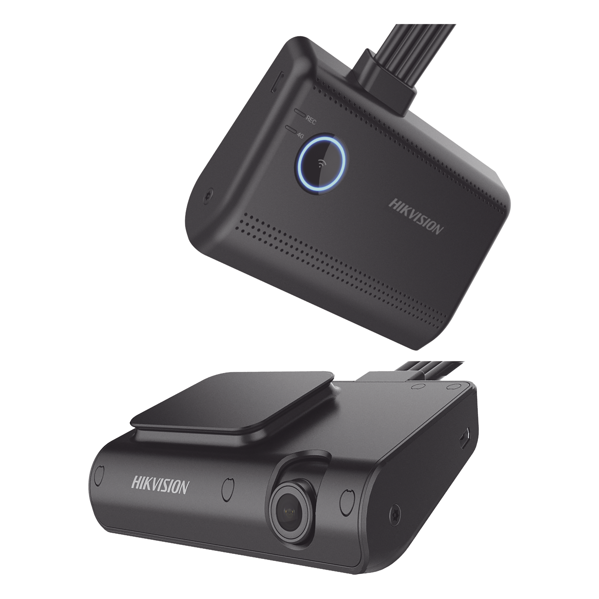 Kit Dash Cam 4G LTE de Tablero de 2 Megapixel (1080p) y Fotos de 4 Megapixel / DBA (ANÁLISIS DE CHOFER) / Detección Facial / WiFi / GPS / Sensor G / Micrófono y Bocina Integrado / Memoria Micro SD / Soporta App Remoto — HIKVISION · SKU AE-DI5042-G4