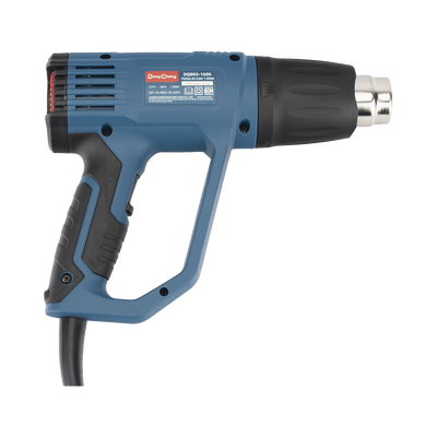 Pistola de Calor de 1600W, con 3 niveles de Temperatura variable, Incluye 2 Boquillas