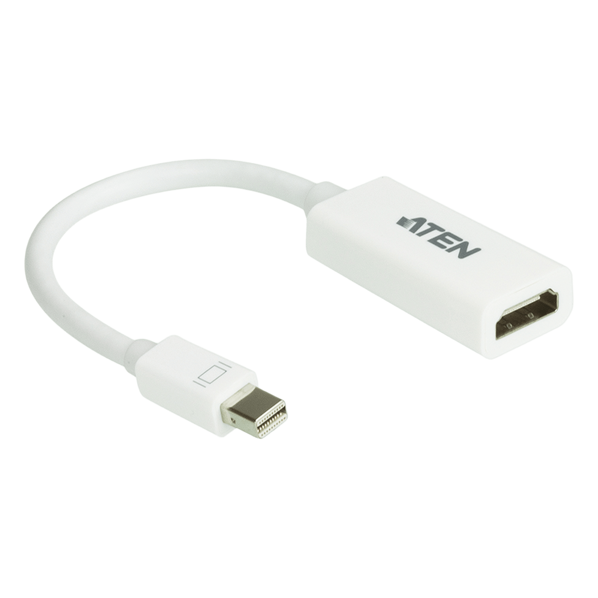 Adaptador de Mini DisplayPort a HDMI | Compatible con productos Macintosh | Admite sonido Dolby True HD y DTS HD Master Audio | — ATEN · SKU VC980