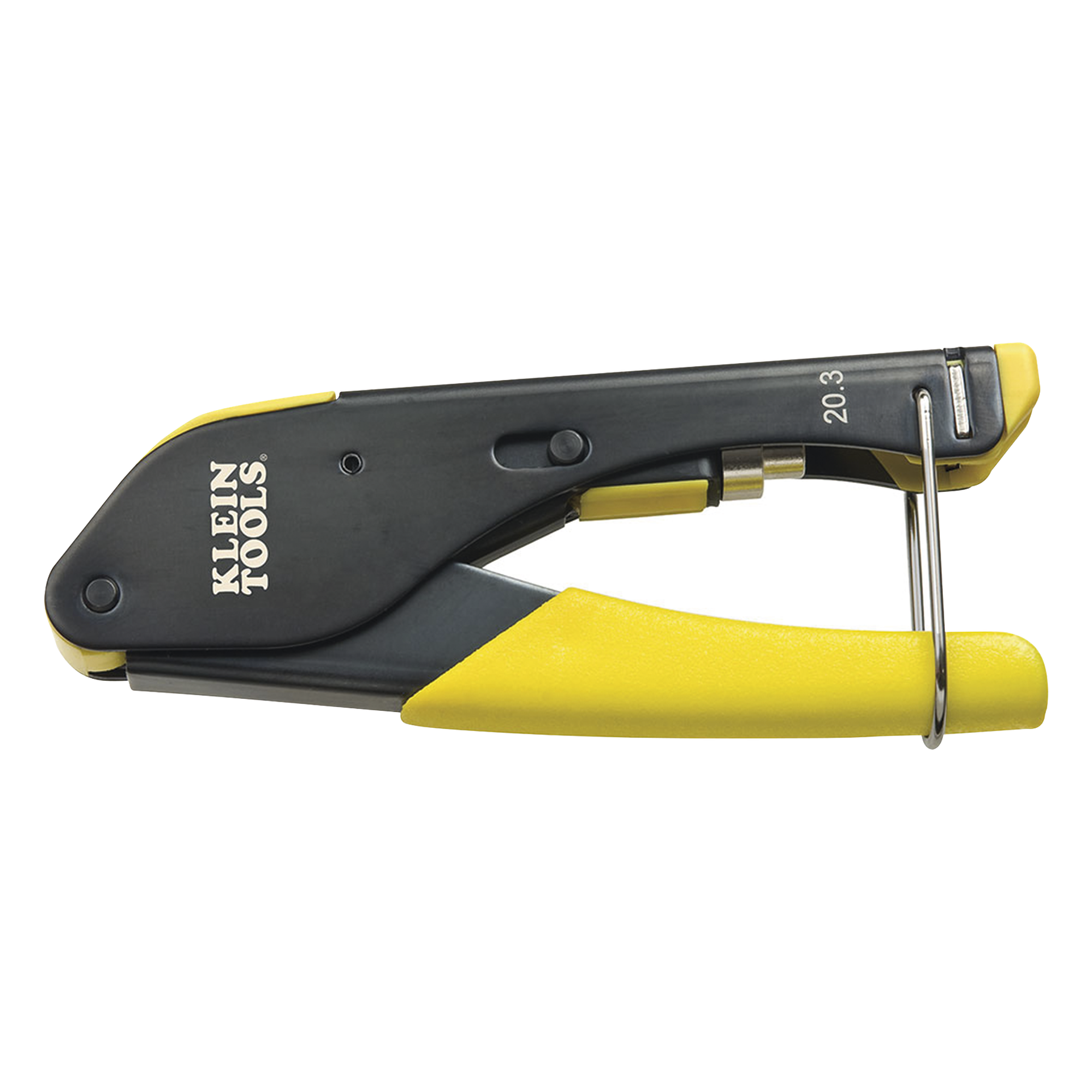 Pinza para Instalación de Conector F de Compresión con Cables RG59, RG6/6Q — KLEIN TOOLS · SKU VDV212-008-SEN