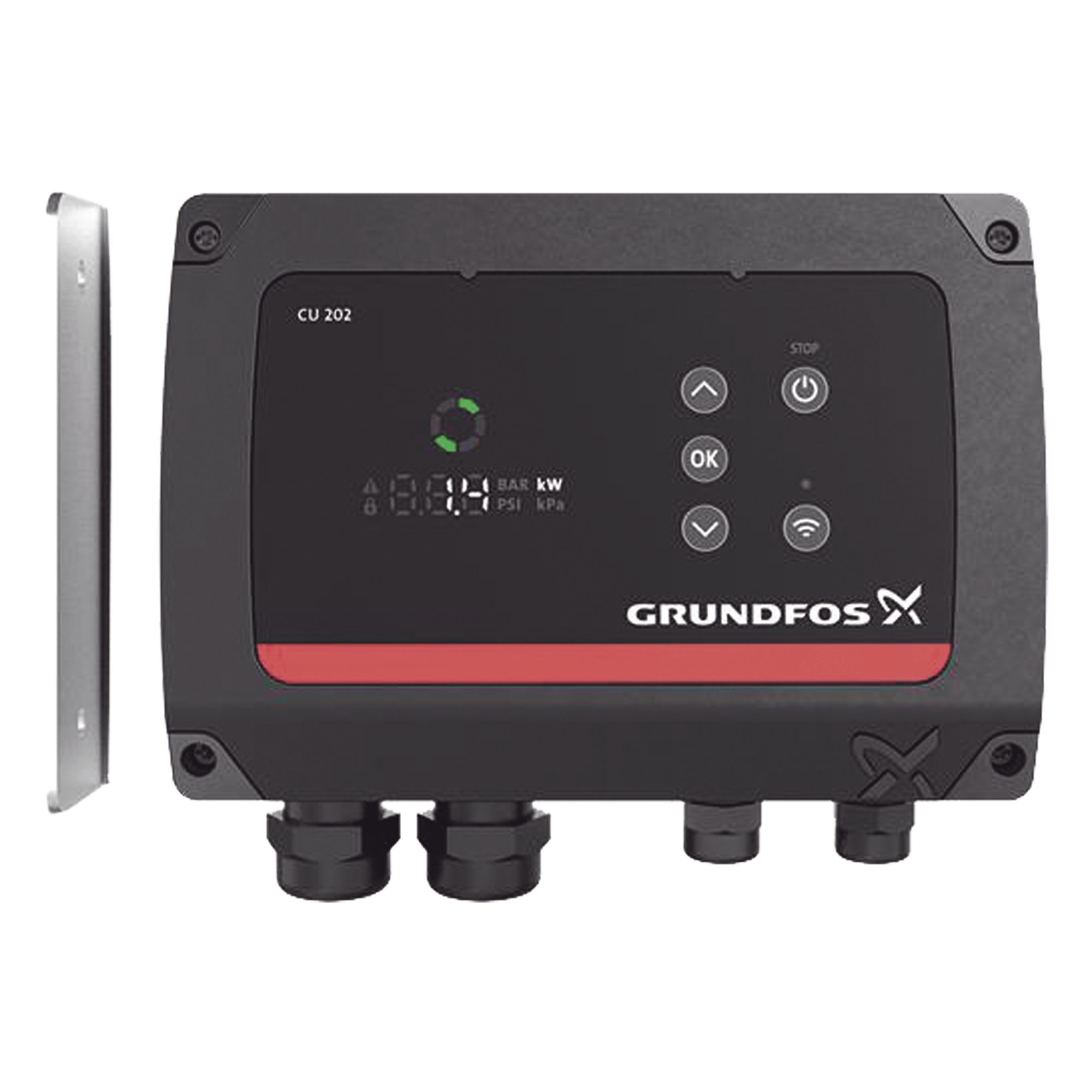Unidad De Control y Comunicación Para Bombas SQFLEX — GRUNDFOS · SKU CU202