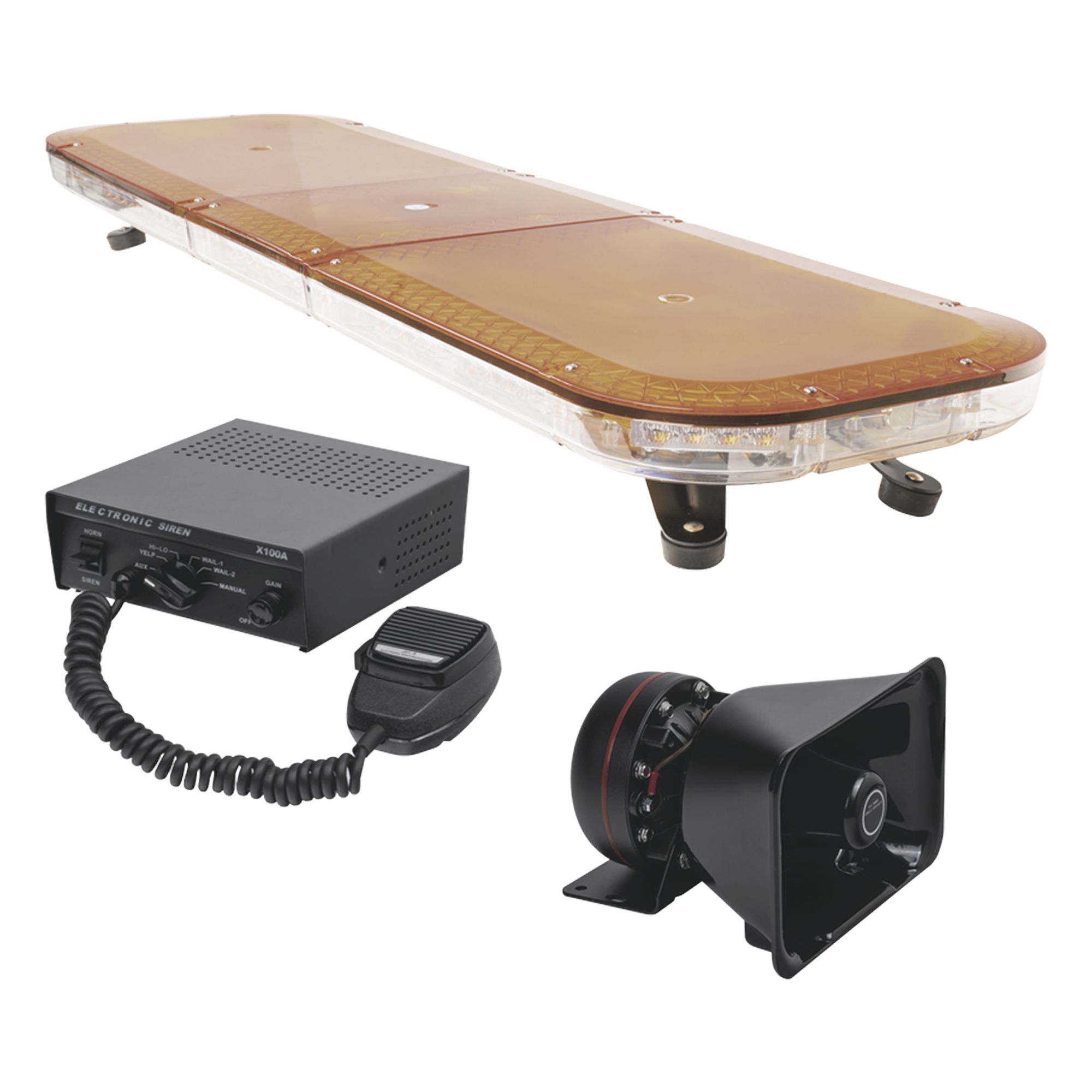 Kit básico para equipamiento de unidades de seguridad privada, minería e industria — EPCOM INDUSTRIAL SIGNALING · SKU X67AWKIT