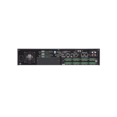 Procesador Matricial de Audio | DSP | 34 Entradas (entre digital y análogas) x 16 Salidas | Ideal para Instalaciones Comerciales | Interfaz Dante