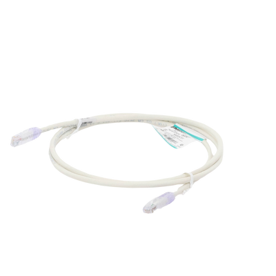 Cable de Parcheo UTP Categoría 6, con Plug Modular en Cada Extremo - 1.5 Metros (4.92 Pies) - Blanco Mate