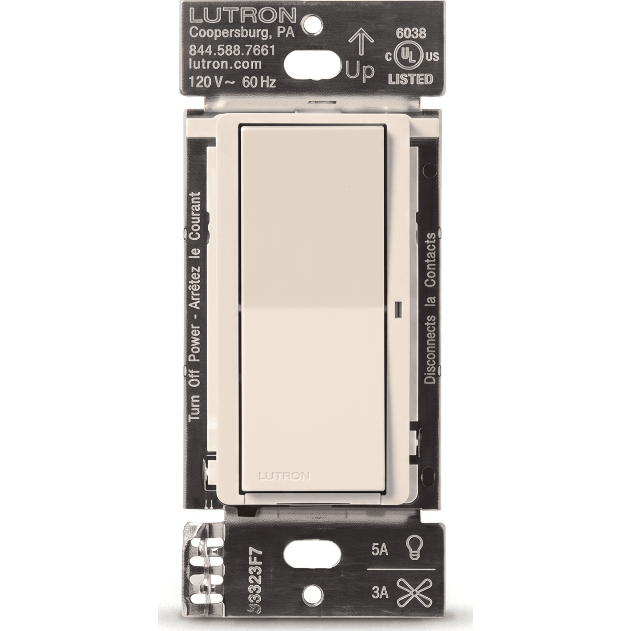 (Caseta Wireless) Interruptor Inteligente On/Off, requiere cable neutro. 5A, /120V