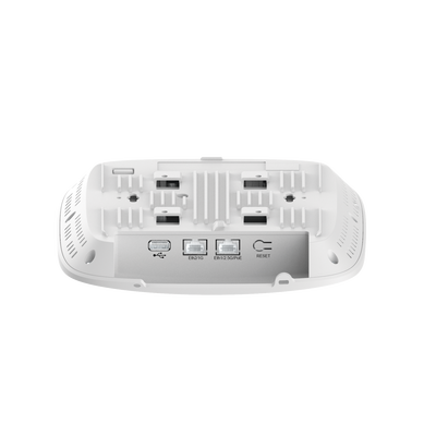 Punto de Acceso Empresarial Wi-Fi 6/6E Cambium Networks XE3-4 / Tri-banda (2.4, 5 y 6 GHz) / 3 Radios Definidos por Software (SDR) / Hasta 1,500 Clientes / Gestión desde la Nube cnMaestro / Seguridad WPA3 / Montaje en Techo o Plafón / Alimen