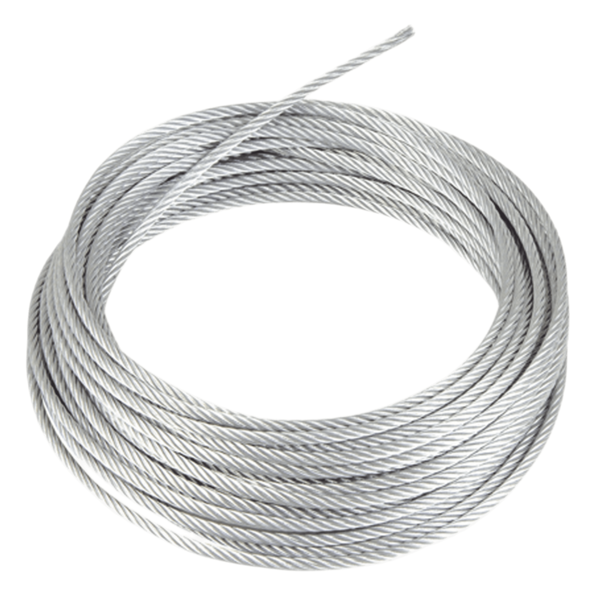Rollo o carrete de 200 Metros de Retenida de 1/8" de Alta Resistencia, Galvanizado clase A.
