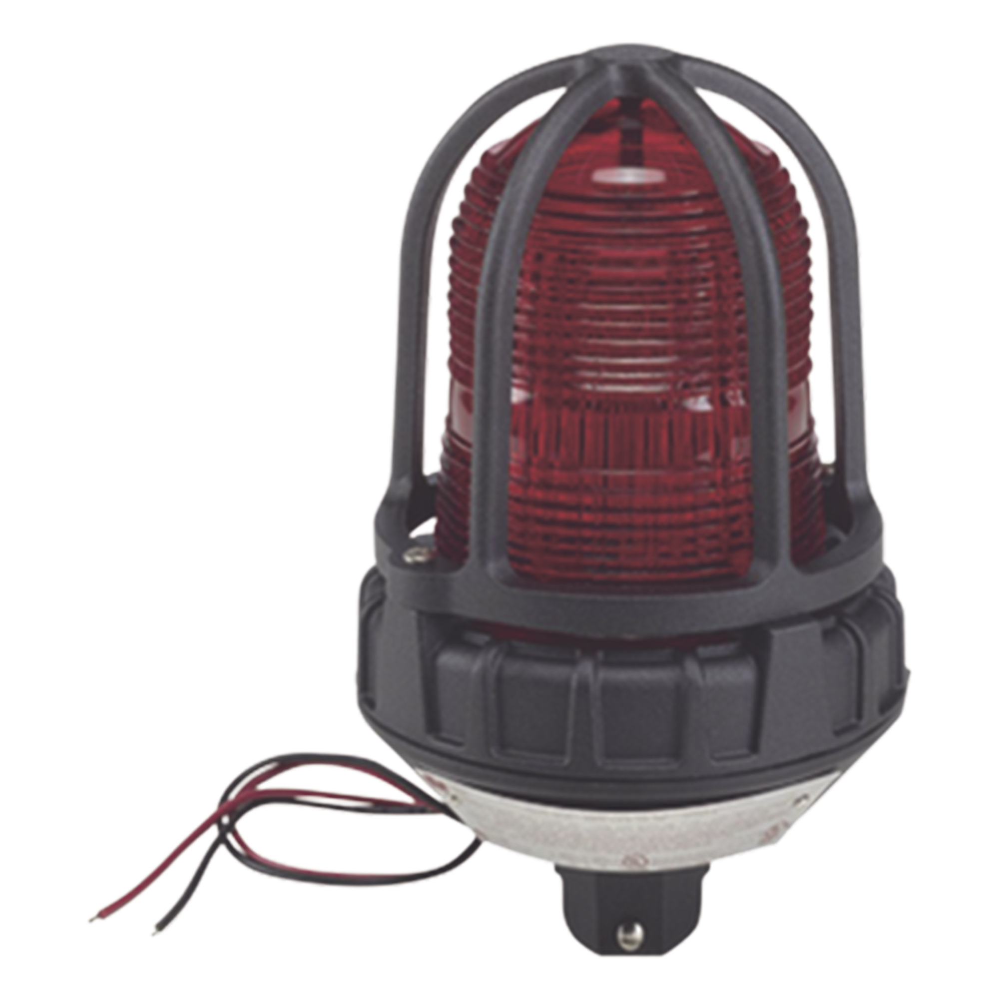 Luz estroboscópica para ubicaciónes peligrosas,  montaje tipo tubo, 240 VCA, color Rojo — FEDERAL SIGNAL INDUSTRIAL · SKU 151XST-240-R