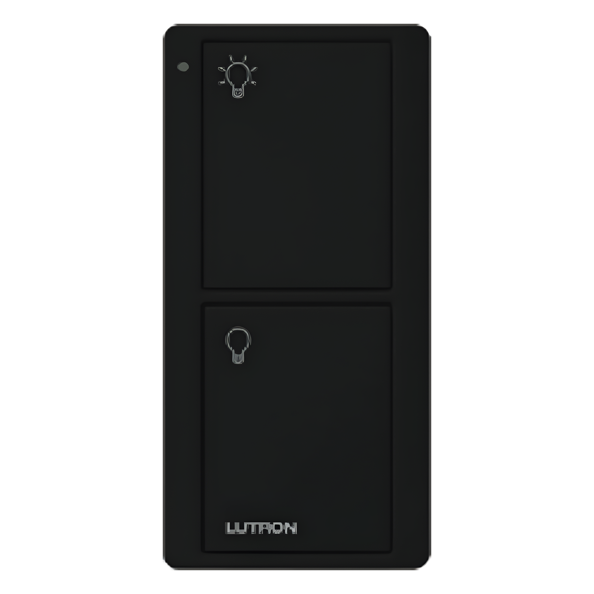 Control remoto inalámbrico Pico de 2 botones para encender y apagar luces, cortinas o persianas, compatible con Caseta Wireless, RadioRA 2 y más, color negro — LUTRON ELECTRONICS · SKU PJ22BGBLL01