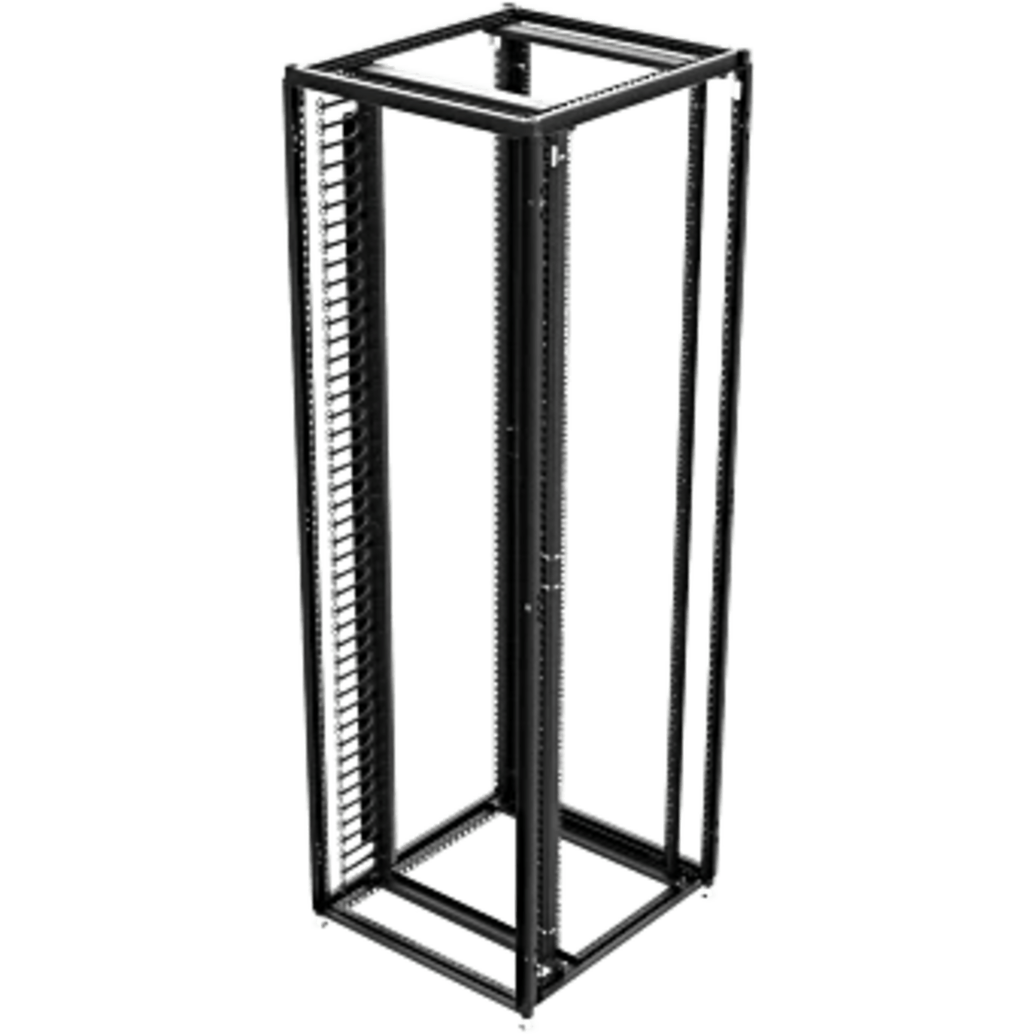 Organizador Vertical de Cables para Rack 45 UR (79 in) / Acero Negro RAL 9005 / Sección 95x208 mm (3.7x8.2 in) / Capacidad 726 Cables / Dedos cada 1.75 pulg / ProLine S1 HOFFMAN