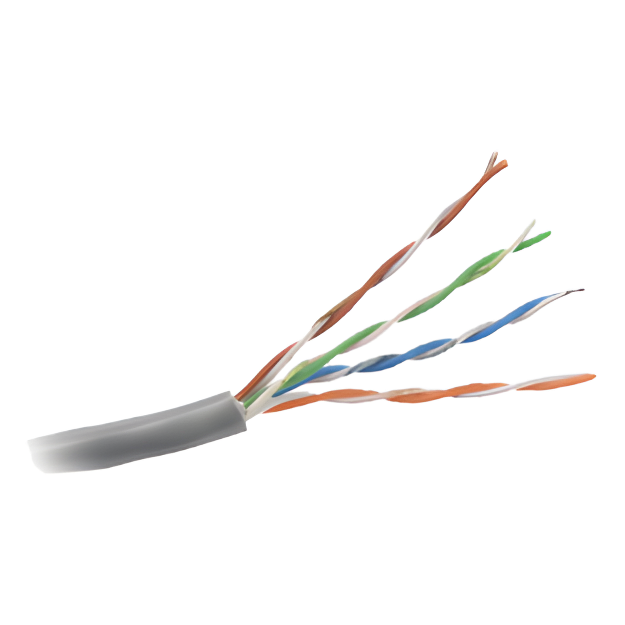 Bobina de Cable de 305 Metros (1000 Pies) UTP Cat5e / Color Gris / UL, CM, Probado a 350 Mhz / Para Aplicaciones de CCTV, Redes de Datos, IP Megapixel, Control RS485 — GENESIS · SKU 6330-1109/1000