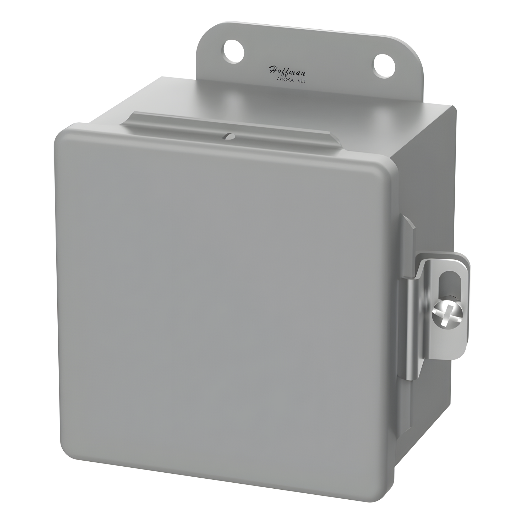 Gabinete de Bisagra Continua CH / NEMA Tipo 12 / 6 x 4 x 3 in (152 x 102 x 76 mm) / Acero Dulce / Gris / Abrazaderas Atornilladas / Montaje en Pared — HOFFMAN · SKU A604CH