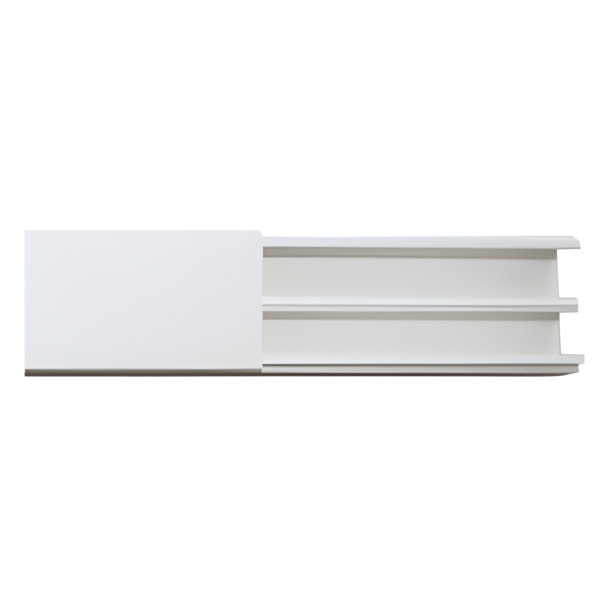 Canaleta en color blanco de PVC auto extinguible, 35 x 17, tramo de 2.5m (5301-01250) — THORSMAN · SKU TMK-1735