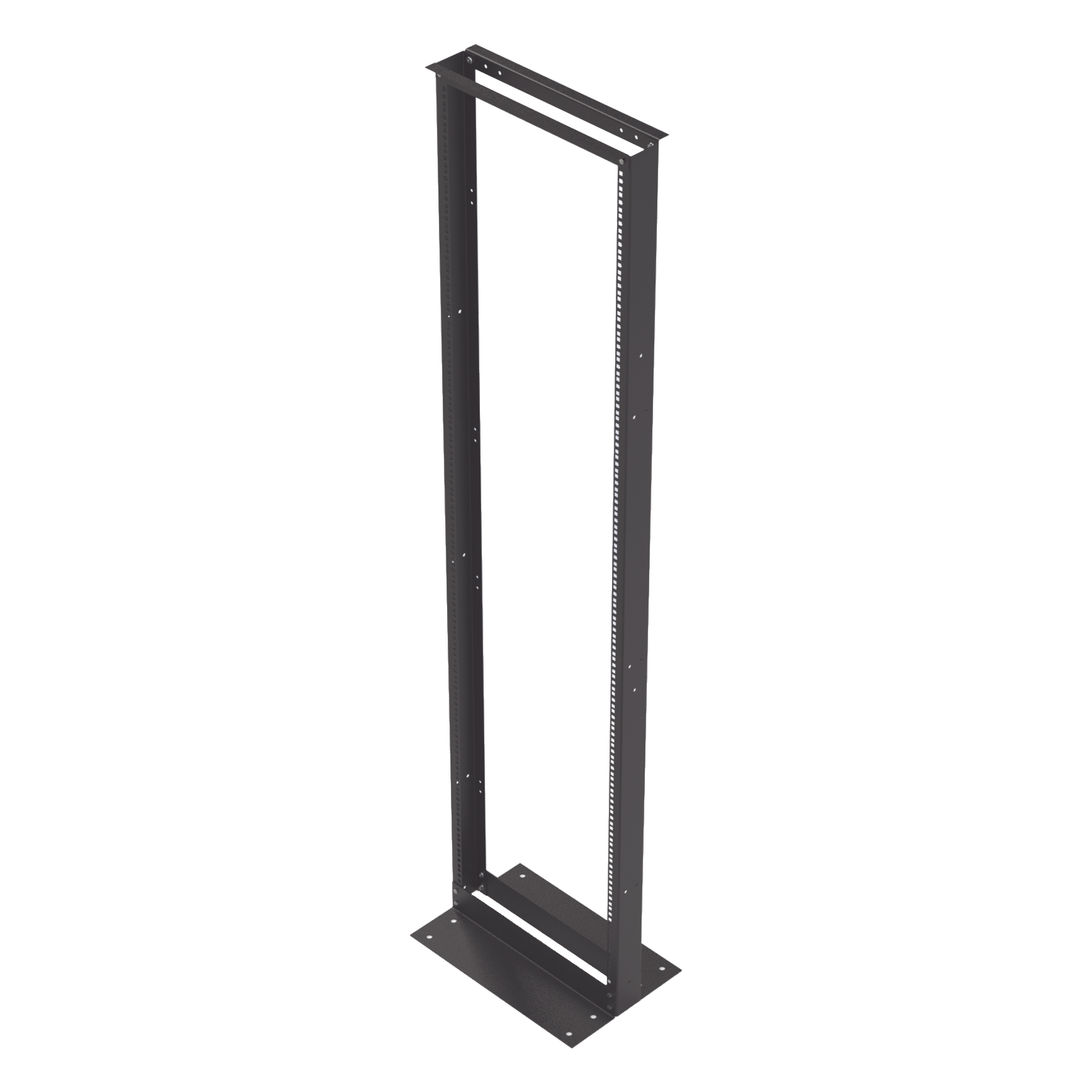 Rack de 2 Postes, Estándar 19", 45 Unidades, Fabricado en Acero, Base "L" para Anclar a Piso. — LINKEDPRO BY EPCOM · SKU EIRL-5545