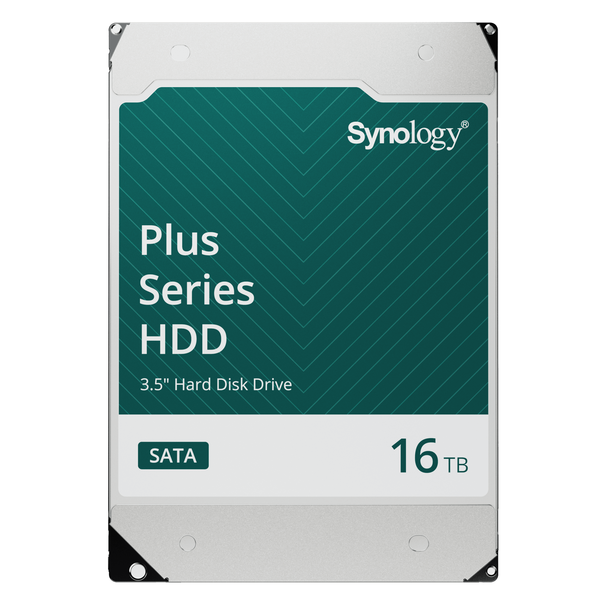Disco Duro SATA de 3.5" Serie Plus | Capacidad 16TB | Interfaz SATA 6 GB/s | Velocidad de Rotación 7200 rpm | Caché de 256 MB o 512 MB | MTBF de 1.2 Millón de Horas | Carga de Trabajo de 180 TB/año. — SYNOLOGY · SKU HAT3310-16T