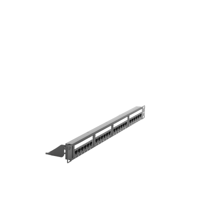 Panel de Parcheo de Impacto (110) UTP de 24 Puertos Cat6, 19 Pulgadas (48.26 cm), con Barra para Organizar Cable