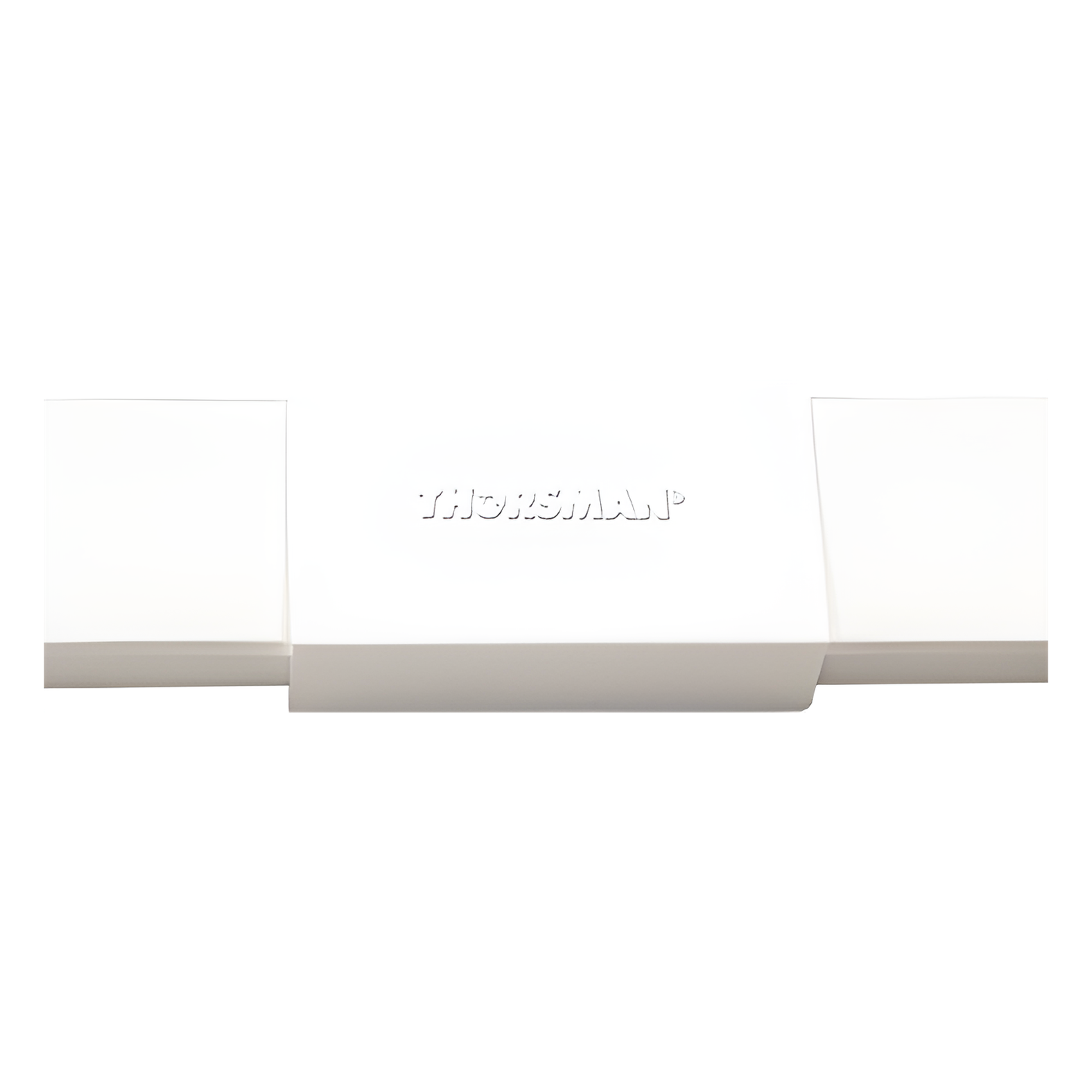 Pieza de unión color blanco de PVC auto extinguible, para canaleta TMK1720 (5280-02001)