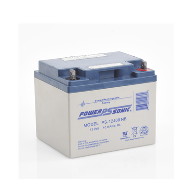 Batería 12V, 40AH, Para Respaldo, Tecnologías AGM/VRLA, 5 Años Vida Útil, Terminales NB, Reconocida UL 