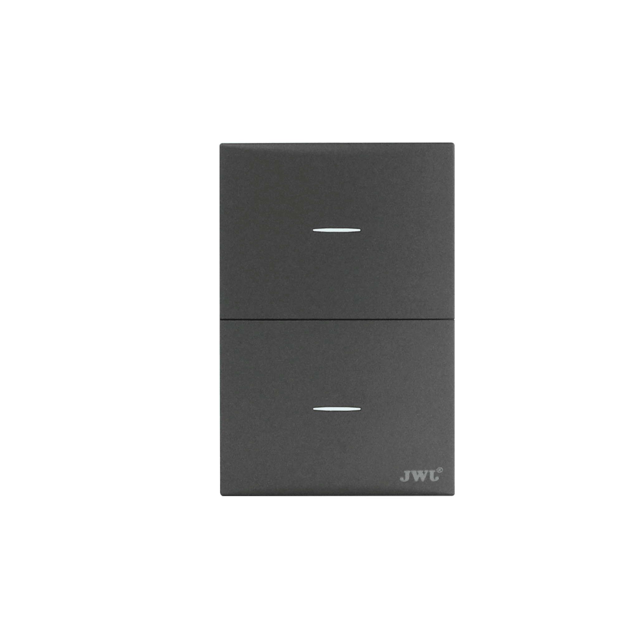 Placa con 2 Interruptores Sencillos 10 A 127 V 60 Hz.