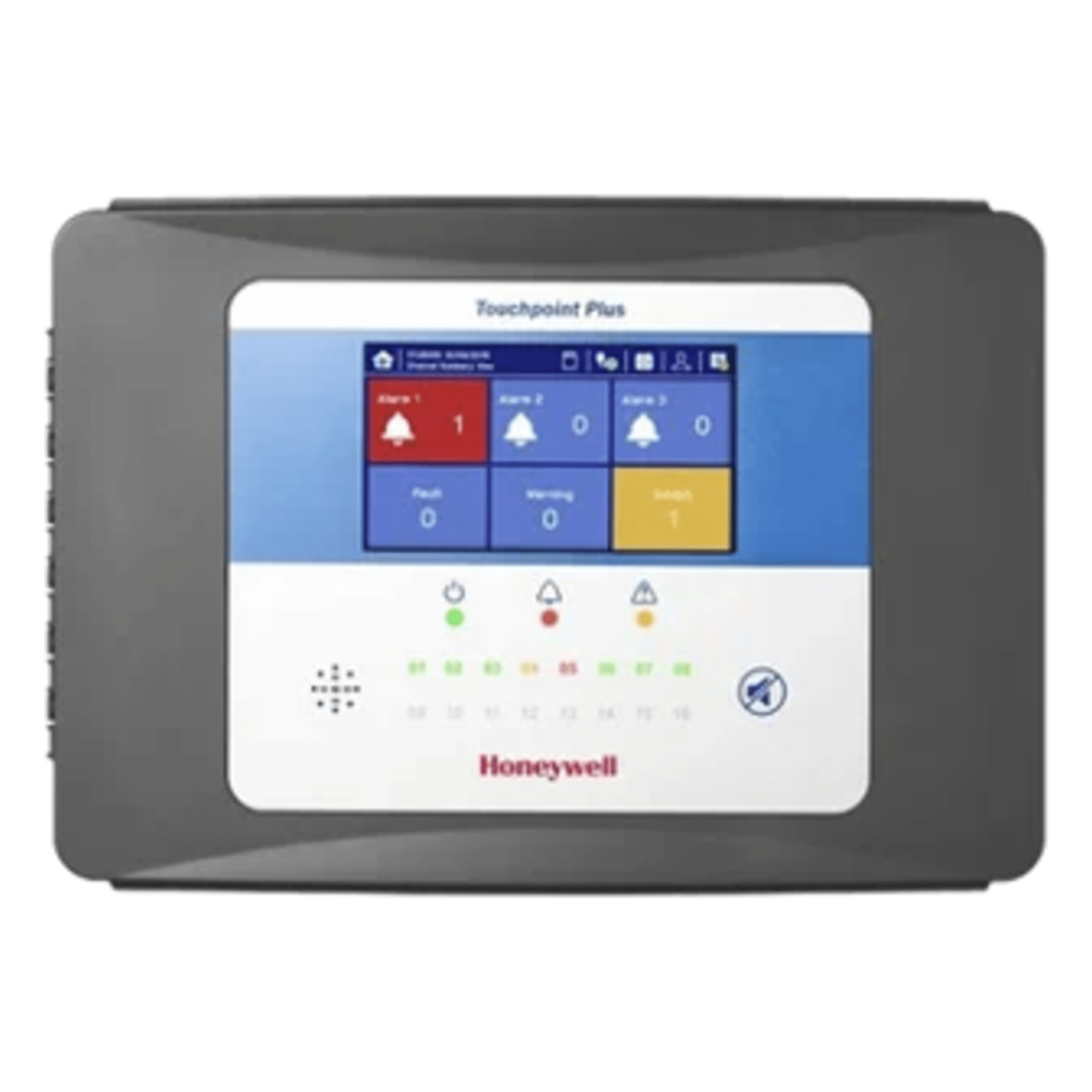 Controlador de detección de gas Touchpoint Plus, unidad básica, montaje en pared, 4 canales mA, 110 VCA, batería de respaldo — HONEYWELL ANALYTICS · SKU TPPLBAWA4NNBNNN