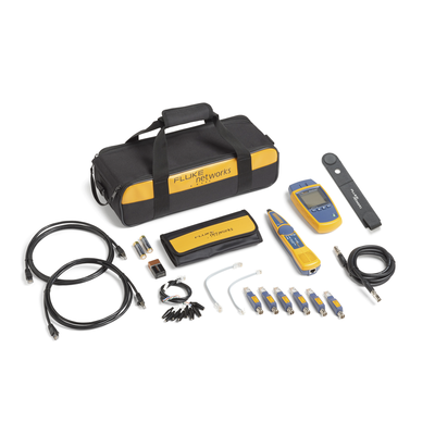 Kit Profesional de Verificador de Red MicroScanner2, para Comprobación de Redes de Voz, Datos y Video, con Pantalla LCD Retroiluminada
