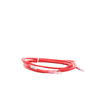Cable de Parcheo UTP Categoría 6, con Plug Modular en Cada Extremo - 3 Metros (9.84 Pies) - Rojo
