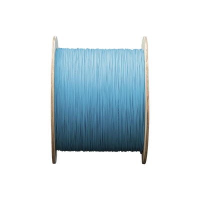 Fibra Óptica Multimodo OM4, 2 mm, Simplex, Tight Buffer, 900 micras, Color Aqua, Precio Por Metro, (Hasta 2000 Metros en un Solo Tramo de Cable)