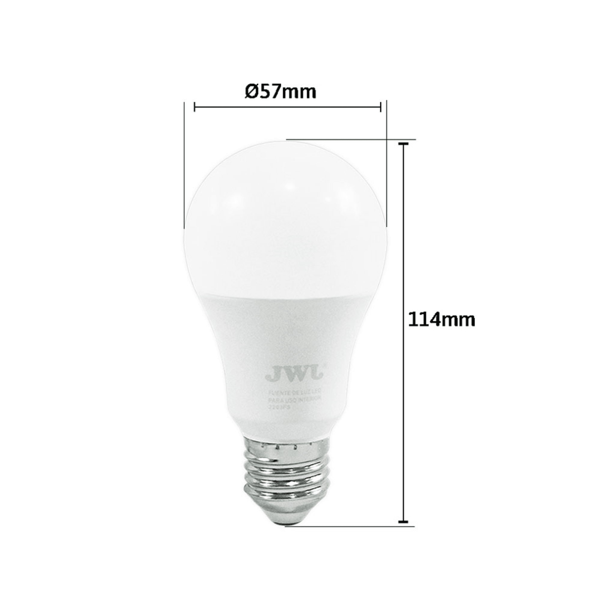 Foco Smart Dimeable / 10W / RGB y Blanco / Base E27 / IP20 / Con Control desde Aplicación Móvil