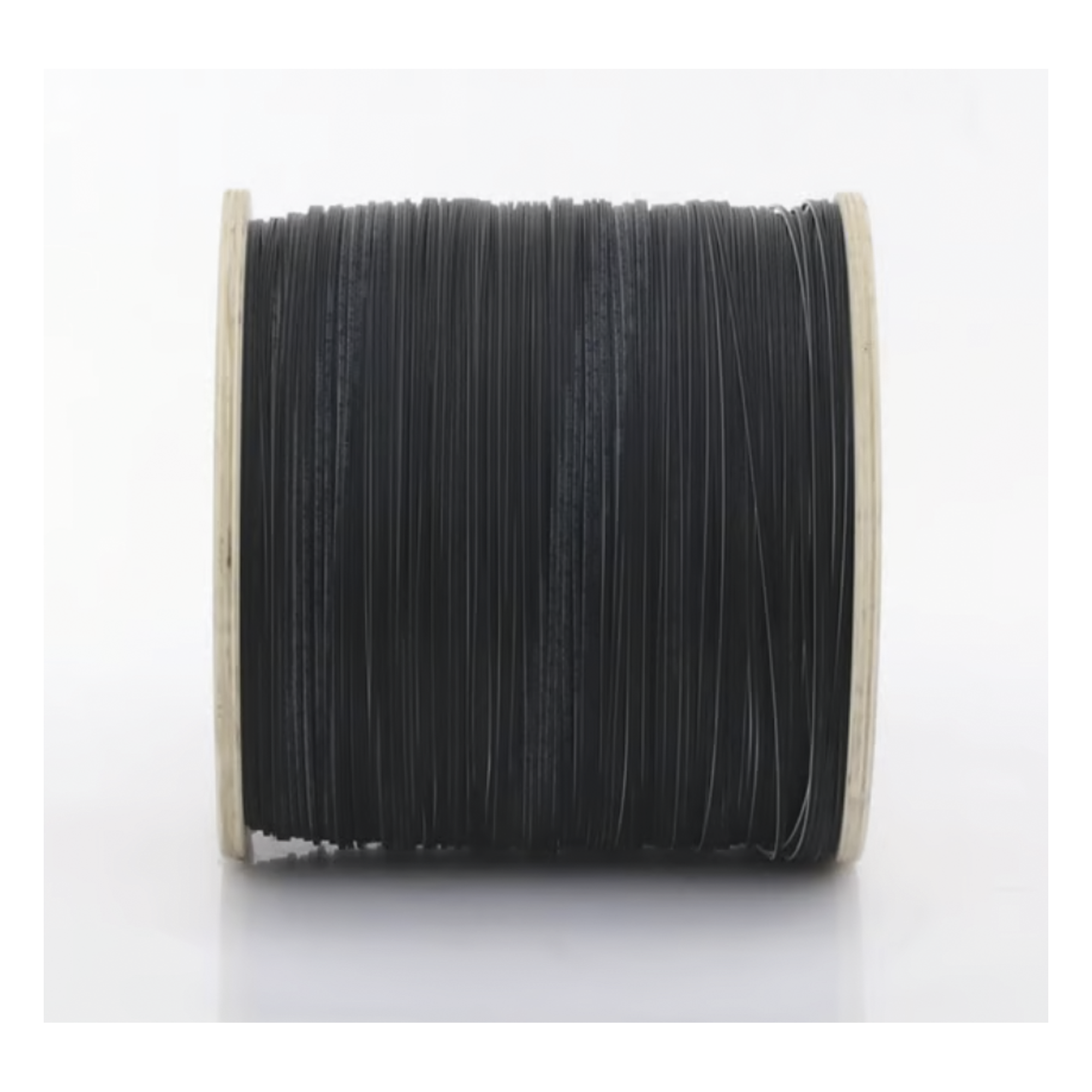 Carrete de 2 Kilómetros de Fibra Óptica Drop Plana, Interior/Exterior G.657A2 Monomodo de 1 Hilo (Unifibra), Dieléctrica, Forro Negro, Compatible con Conectores FASC, FASCUP, FASCLC