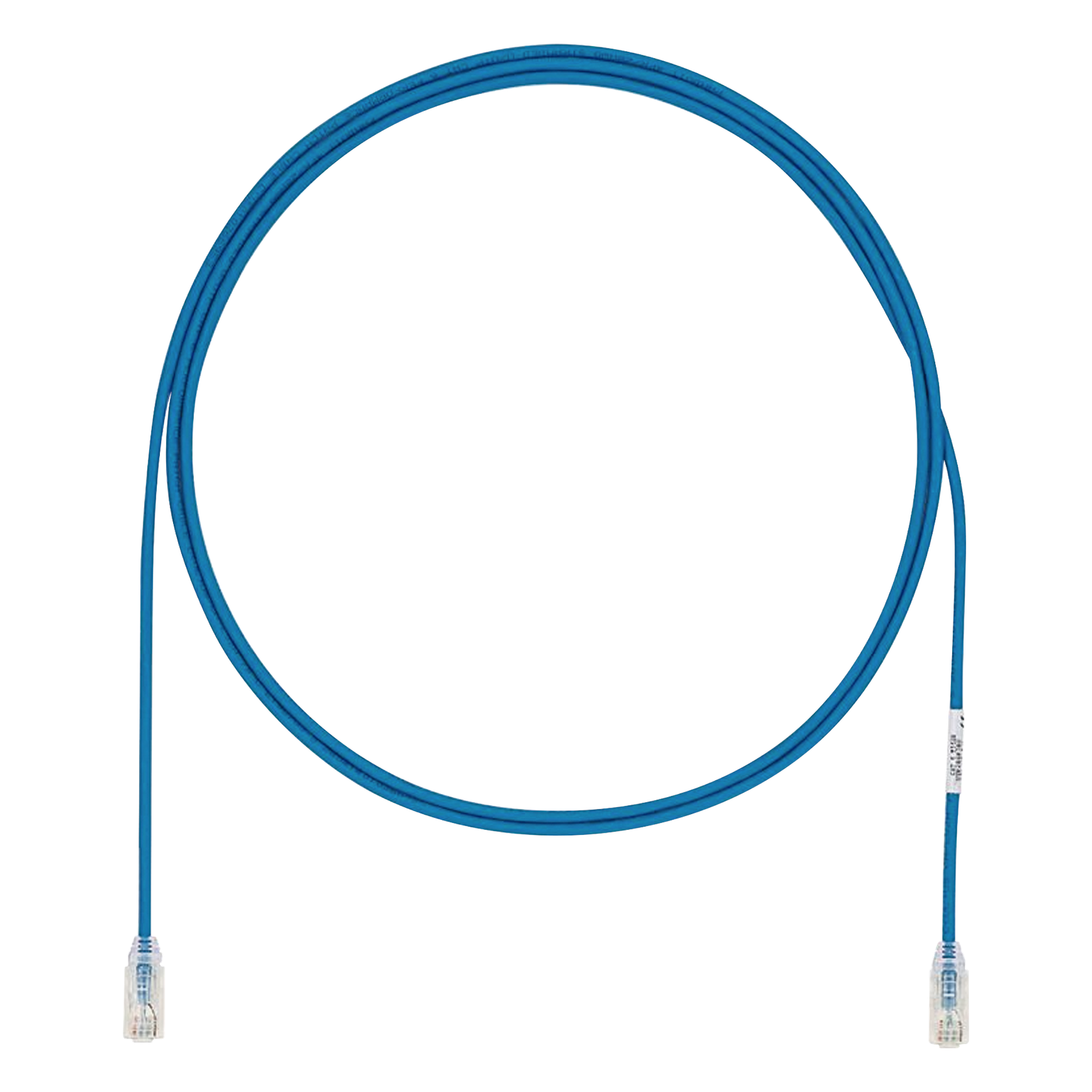 Cable de Parcheo UTP Cat6A, CM/LSZH, Diámetro Reducido (28AWG), Color Azul, 4.57 Metros (15 Pies) — PANDUIT · SKU UTP28X15BU