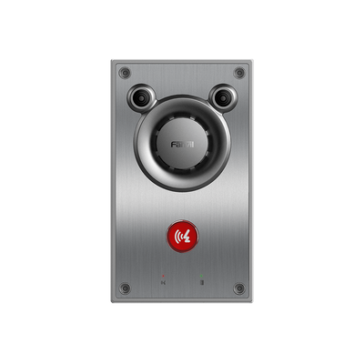 Intercomunicador IP de Emergencia / Altavoz 10W / 2 Líneas SIP / IP66 e IK10 Anti-vandálico / PoE 802.3af / Doble Micrófono con Reducción de Ruido / -40°C a 70°C