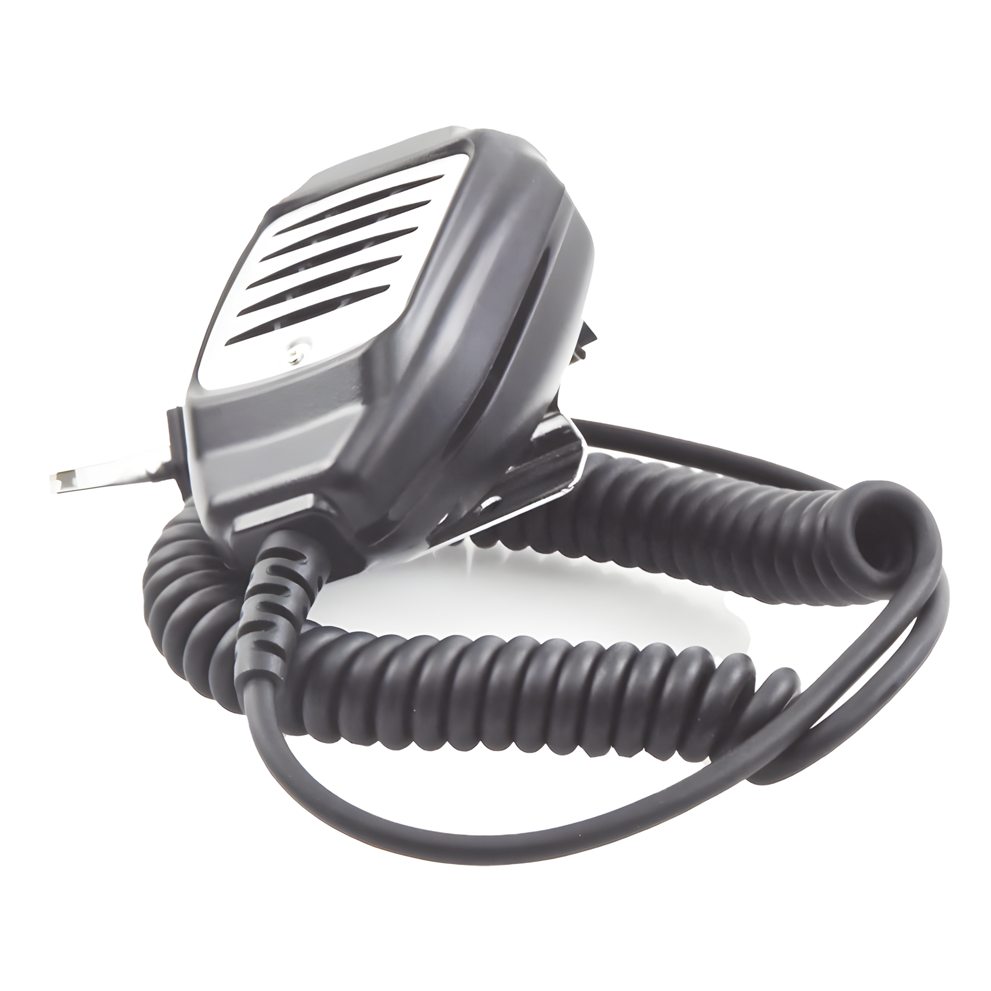 Micrófono para Radio Móvil / Conector 8 Pines / IP54 / Cable Kevlar 40 kg / PTT para Guantes / Grado Médico