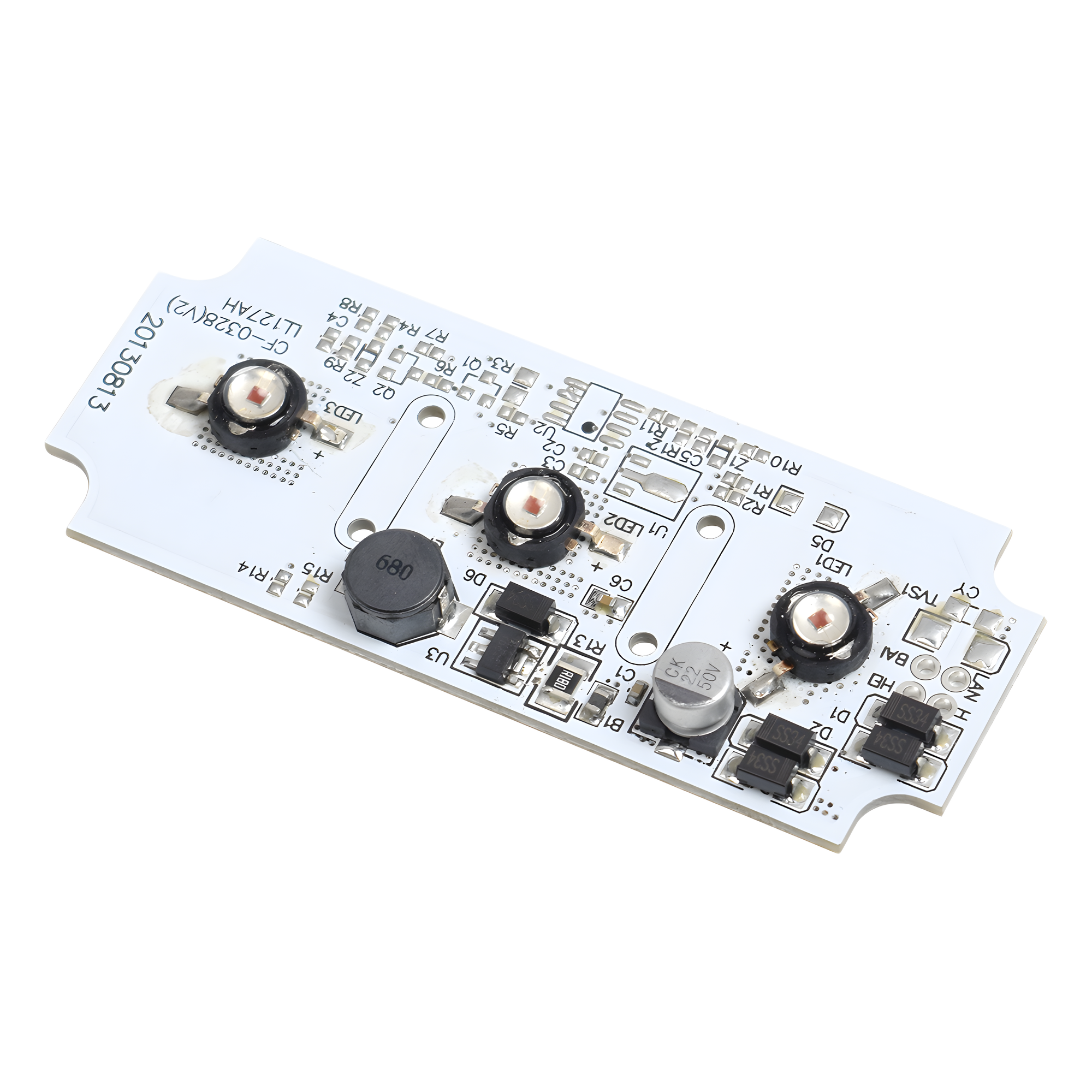 Tablilla de reemplazo con 3 LED color Azul para X605 — EPCOM INDUSTRIAL SIGNALING · SKU Z605-M3-B