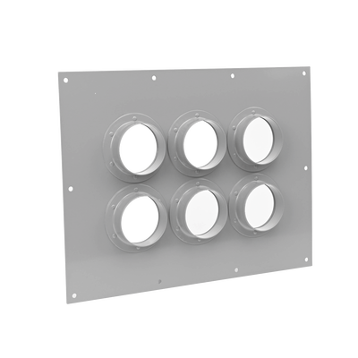 Placa Pasamuro con Capacidad de 6 Botas de 4