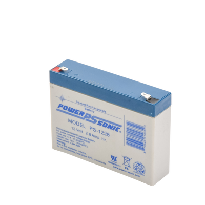 Batería 12V, 2.8AH, Para Respaldo, Tecnologías AGM/VRLA, 5 Años Vida Útil, Terminales F1, Reconocida UL