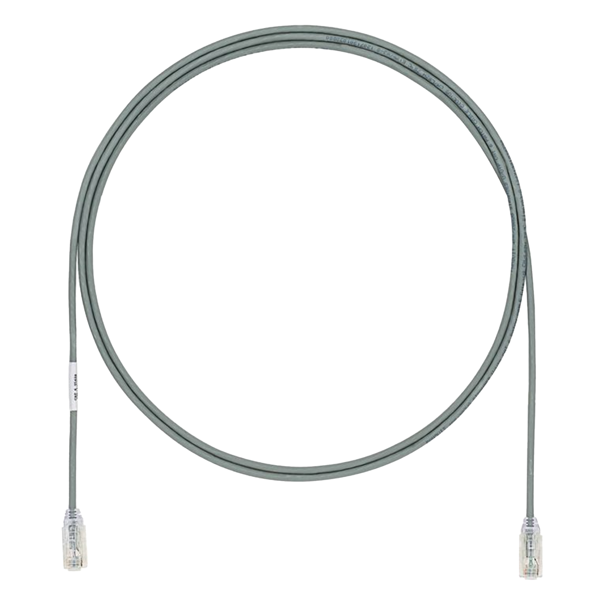 Cable de Parcheo TX6, UTP Cat6, Diámetro Reducido (28AWG), Color Gris, 0.91 Metros (3 Pies) — PANDUIT · SKU UTP28SP3GY