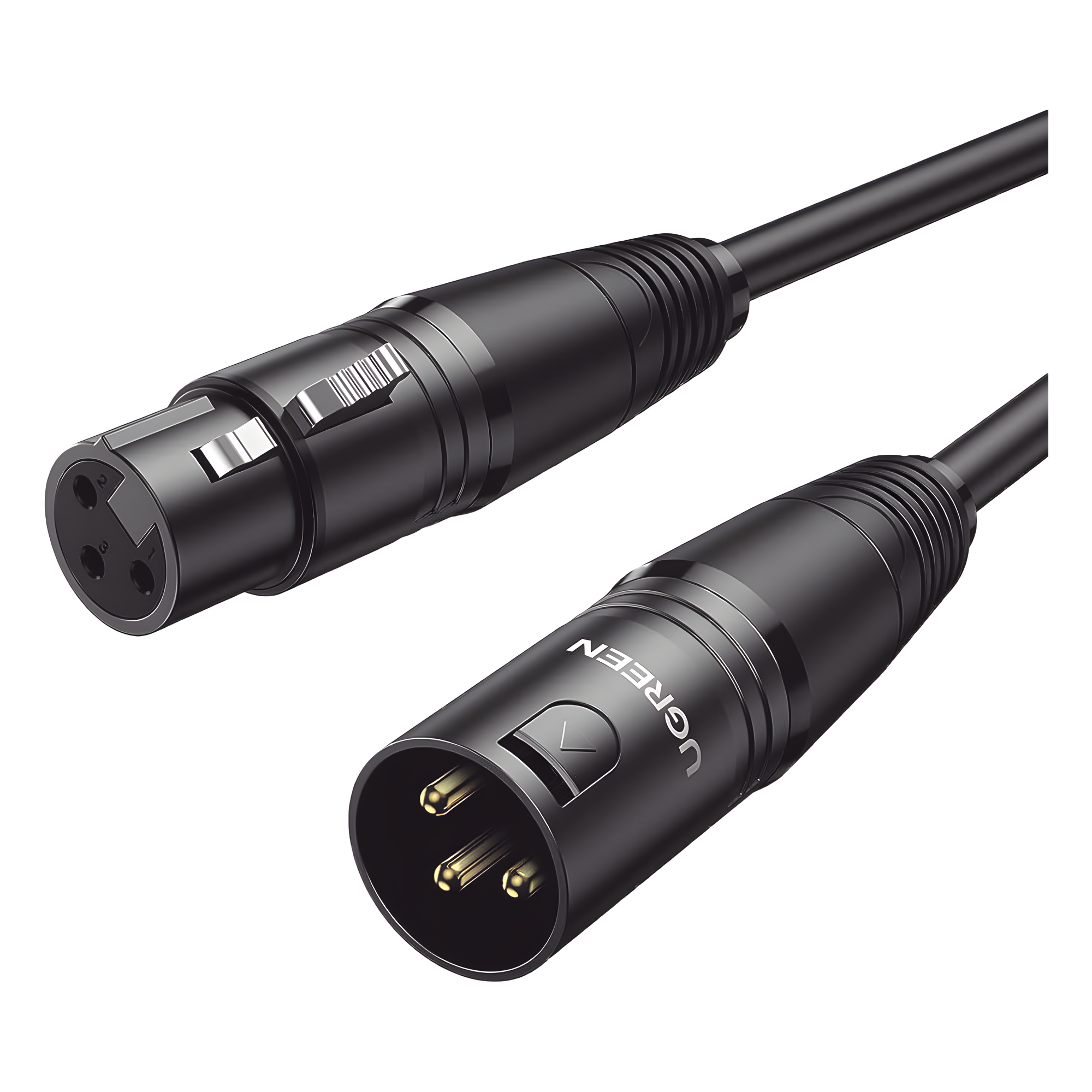 Cable para Micrófono XLR Tipo Canon Macho a Hembra | 5 Metros Plug & Play | Anti interferencias | Triple Blindaje | Alta Calidad | Color Negro
