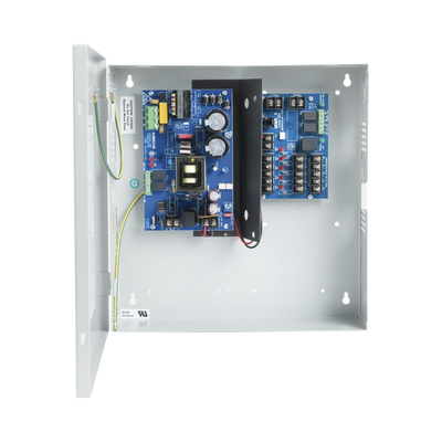 Fuente de Poder con Respaldo, 12 o 24 Vcc, 6 A, 72 W, 5 Salidas, Entrada 115 Vca, Para Control de Acceso y CCTV — ALTRONIX · SKU AL-600-ULM