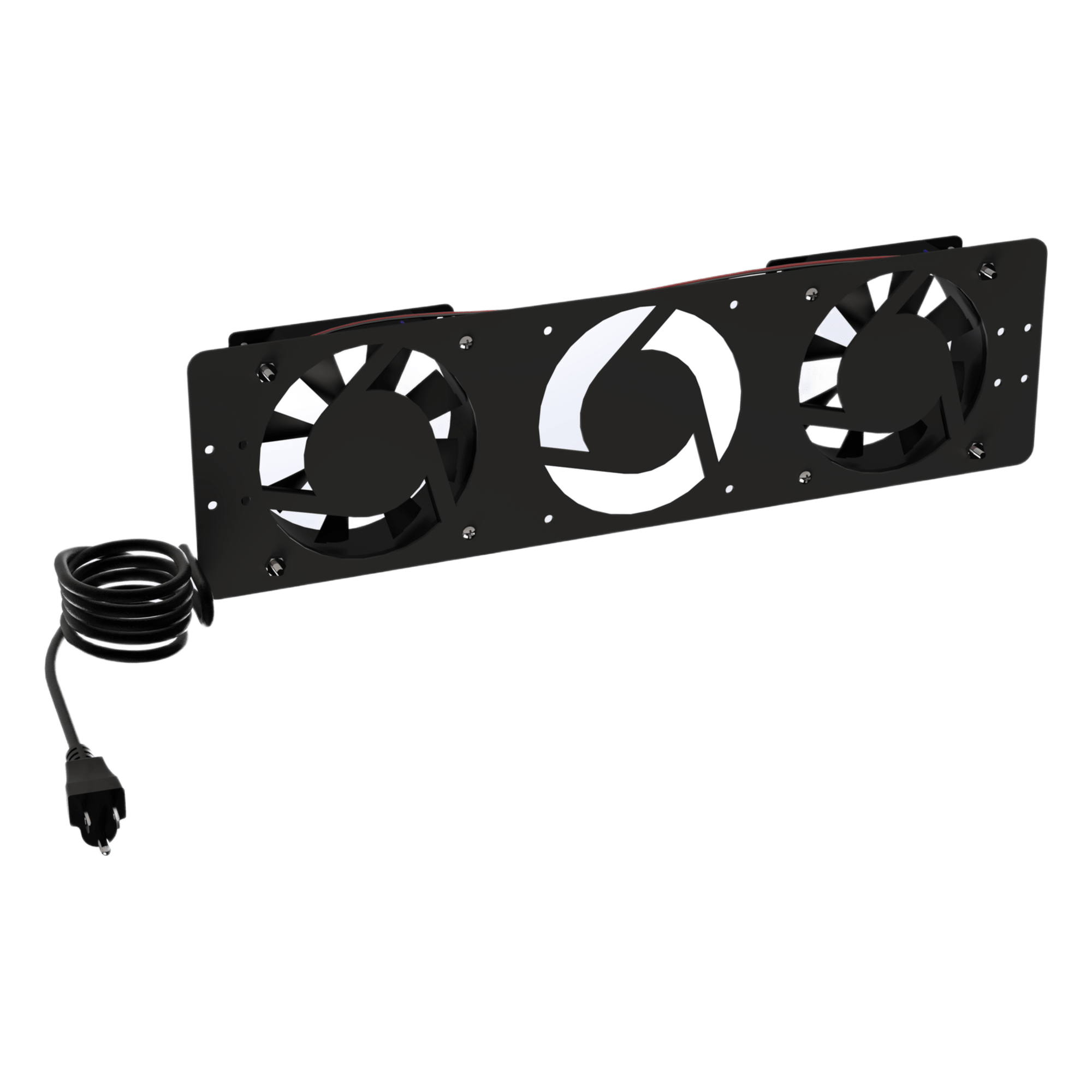 Kit de 2 Ventiladores 110 Vca (12 x 12 cm) con Clavija para Gabinete de Piso — LINKEDPRO BY EPCOM · SKU LPVENT02BASIC