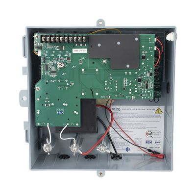 Energizador para Cerco Eléctrico AF-CR / 10,000 Volts / 10,000 Metros Lineales / Alimentación AC 127-220V o Solar / Control Remoto RF 433 MHz / Sistema de Alarma Integrado / Salida Auxiliar 12Vdc 1.5A / Respaldo con Batería Interna 4A