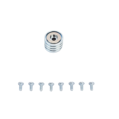 Accesorio, Kit de Montaje Magnético, Fuerza Máxima 26 lb, Diámetro Copa 23.8 mm, Incluye Hardware, Sin Necesidad de Taladrar, Compatible con Enclosures Metálicos