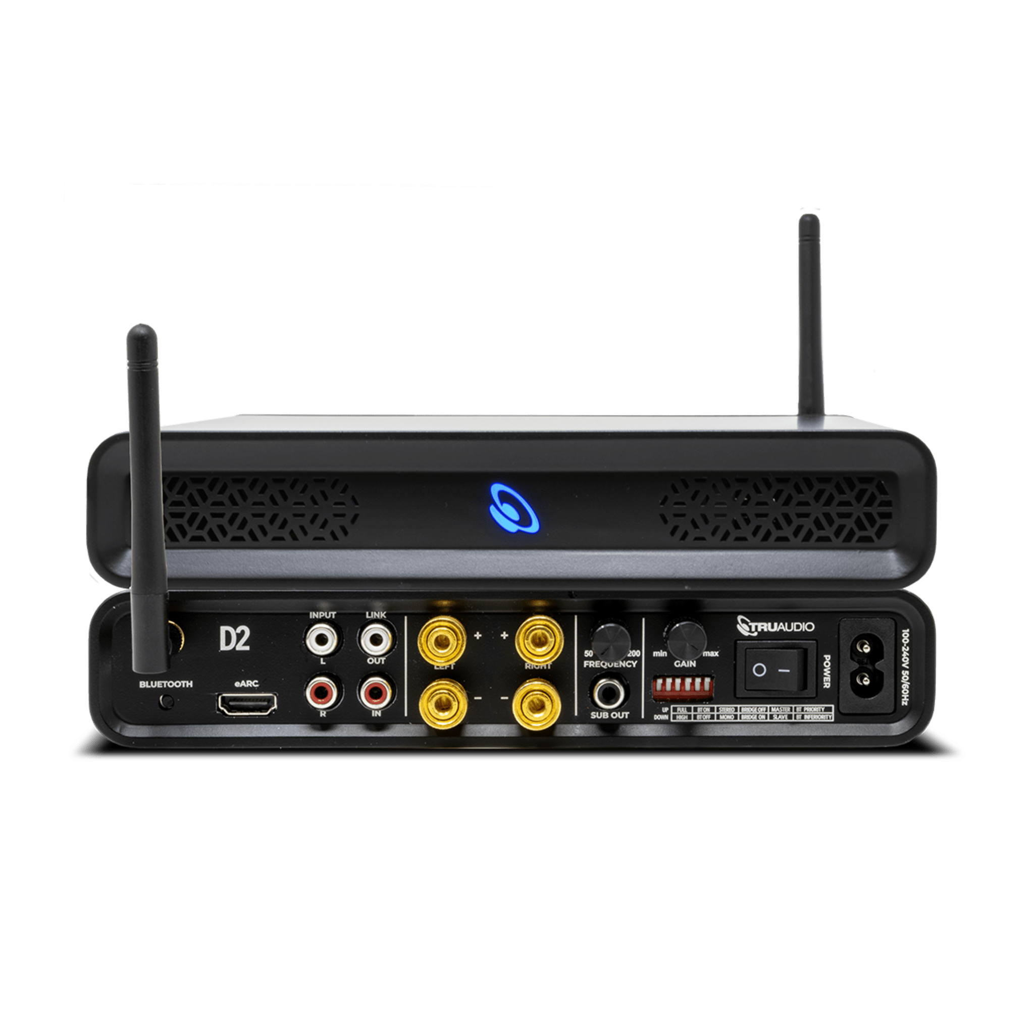 Amplificador de 2 canales | 100 W | HDMI eARC | Bluetooth