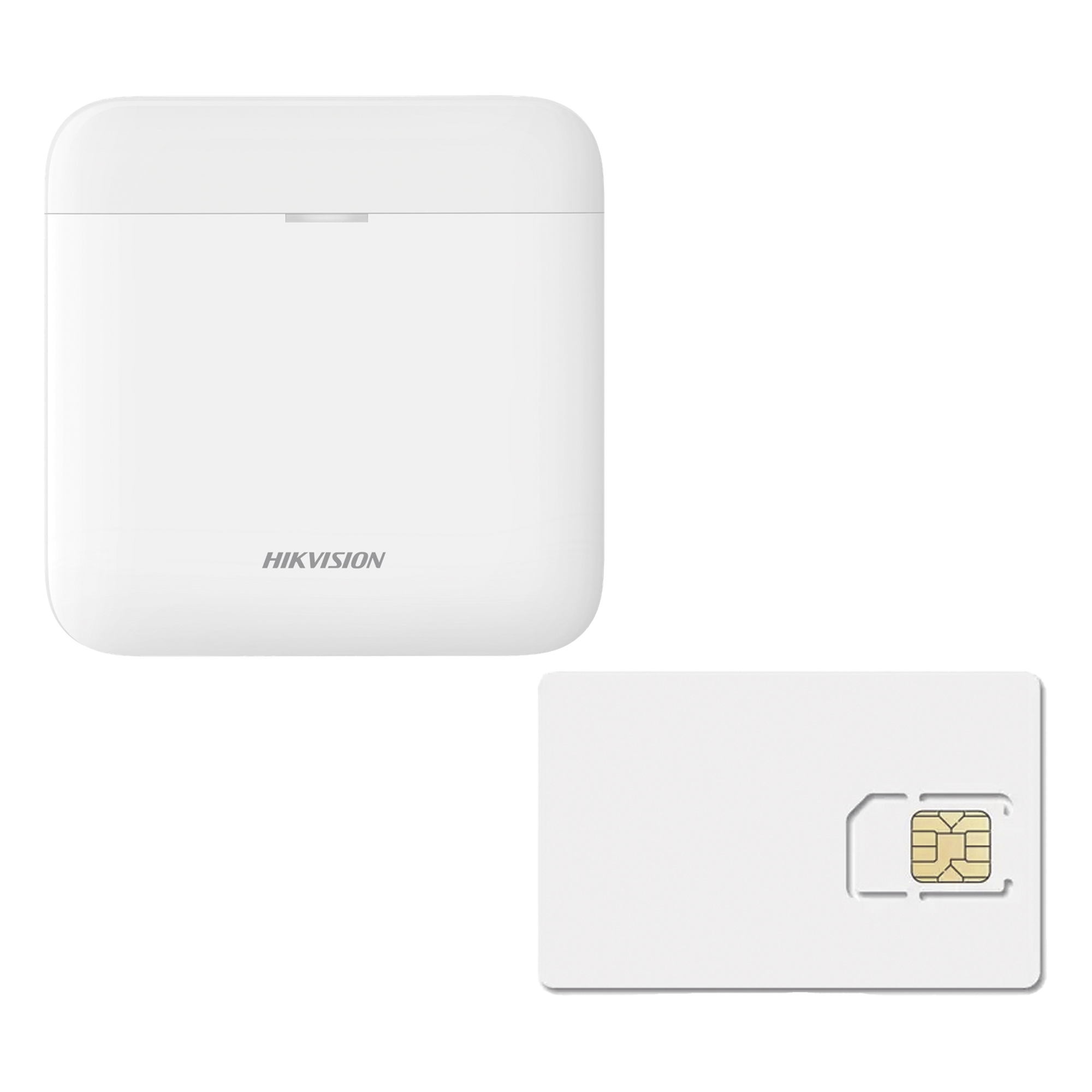 (AX PRO) KIT de Alarma AX PRO / Incluye: 1 Hub con batería de respaldo / 1 año de Servicio de Datos 600MB / Wi-Fi / 3G/4G / Compatible con Hik-Connect P2P — HIKVISION · SKU AXPRO-KIT-GSM-1Y