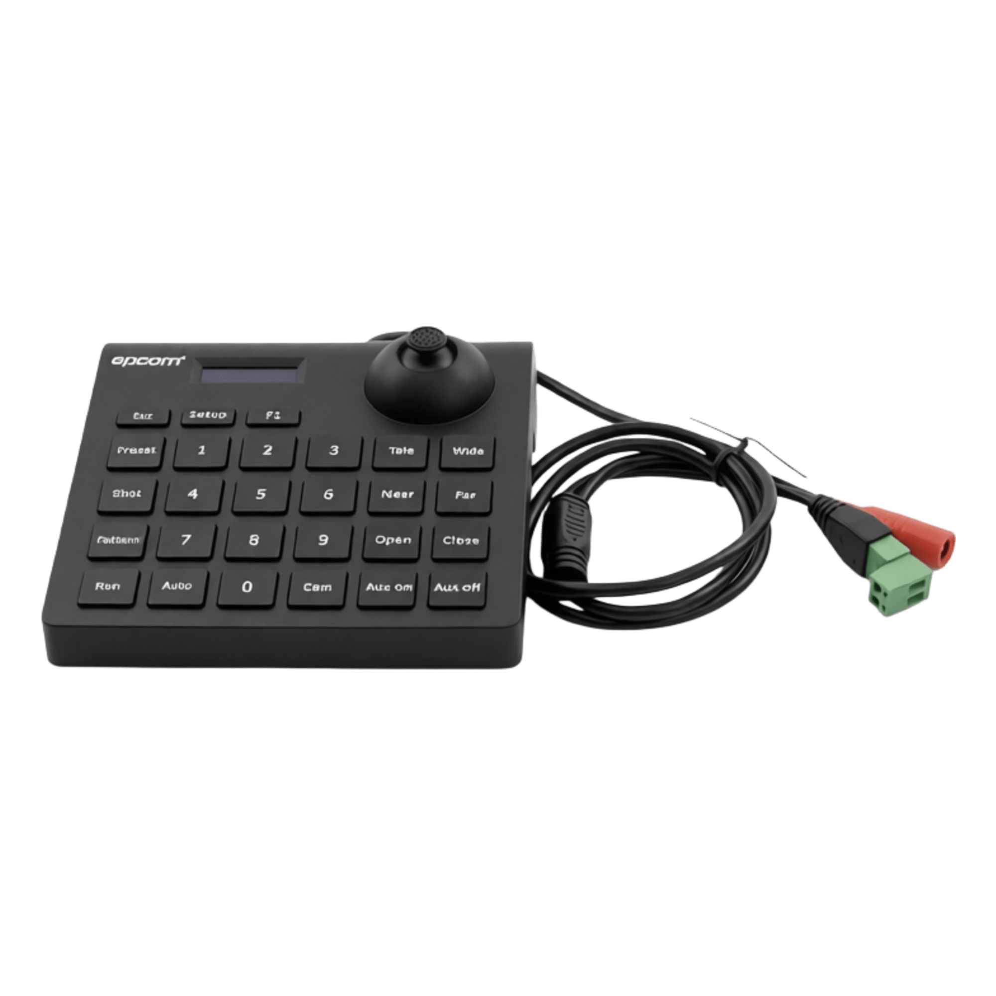 Mini Teclado controlador PTZ con pantalla LCD y joystick altamente resistente
