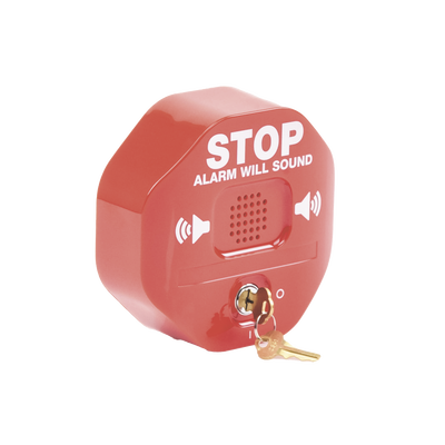 Alarma Multifunción Exit Stopper® para proteger puertas dobles (incluye contactos magnéticos)