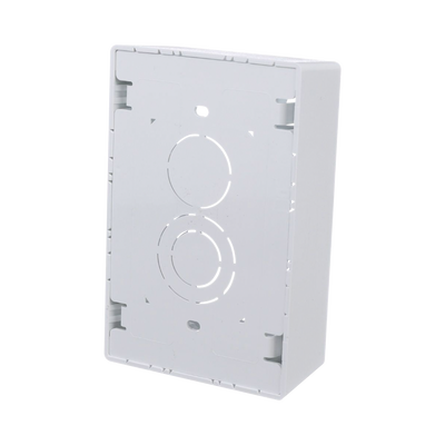 Caja de Pared Superficial, Uso Universal con Placas de Pared, con Cinta Adhesiva, Color Blanco