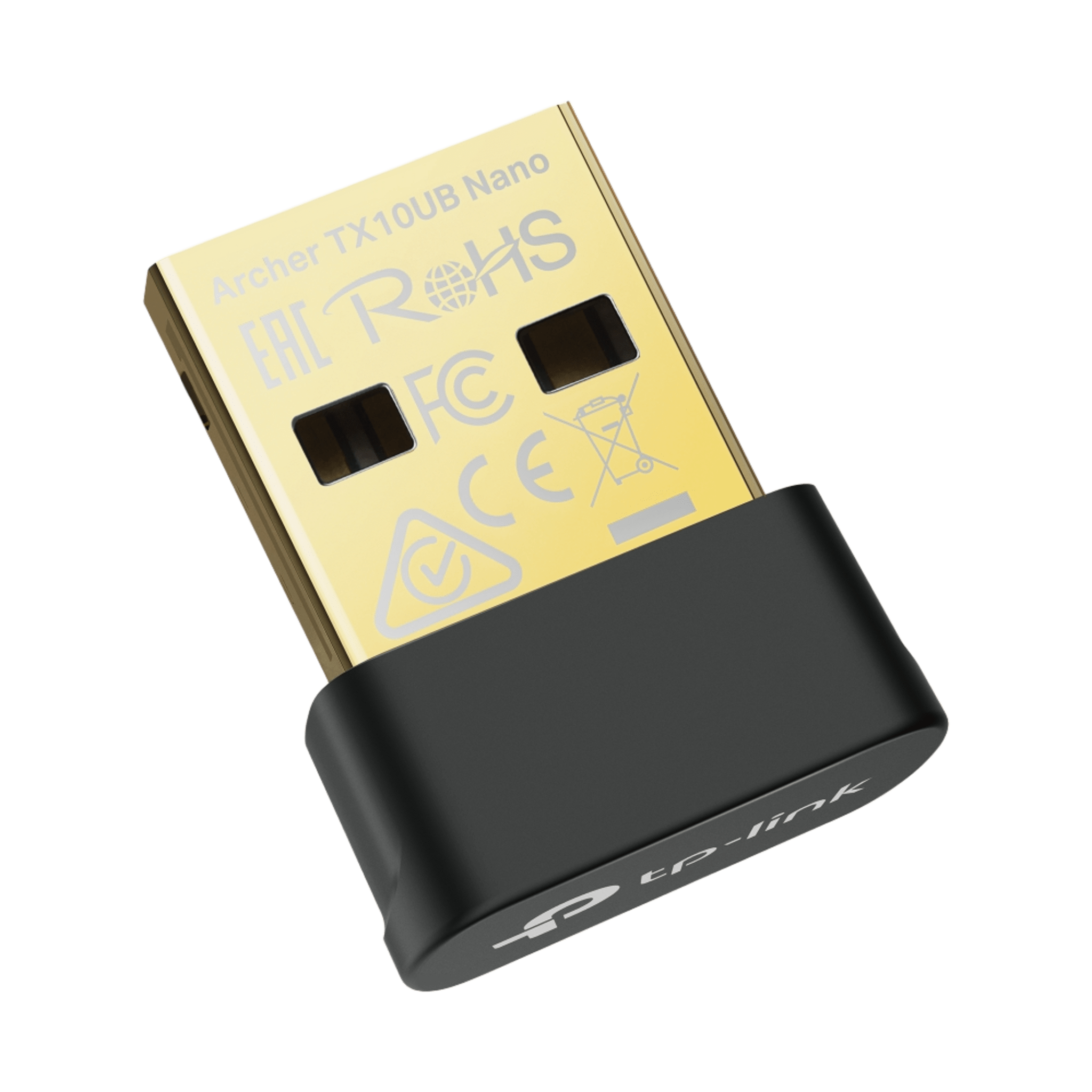 Adaptador USB Nano Wi-Fi 6 / Dual Band 600 Mbps en 5 GHz / 287 Mbps en 2.4 GHz / Bluetooth 5.3 BLE / WPA3 / Driver Pre-Cargado / 802.11ax